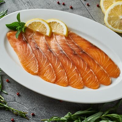 Семга слабосоленая в Ресторан Яуза по цене 950 ₽