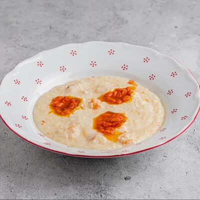 Пшенная каша с облепихой и тыквой в Август бистро по цене 440 ₽