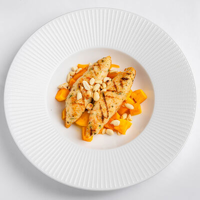 Люля из креветок и лангустинов с тыквой в Бибирево по цене 1200 ₽