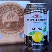 Итальянский напиток San pellegrino померанец chinotto в Pausa Caffe