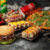 Логотип кафе Pizza Burger Hot-dog