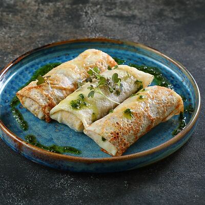 Блинчики с начинкой из куриного филе в сливках в ЛарисуВаннуХочу по цене 260