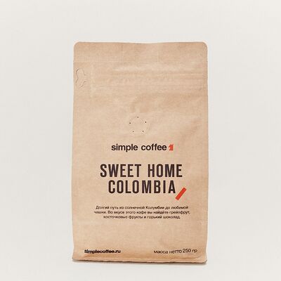 Кофе зерновой Sweet Home Colombia в Simple Coffee по цене 700 ₽