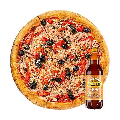Капричоза и Лидский квас в ПиццаМания по цене 29 р.