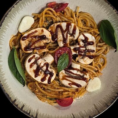 Паста с грибами в Карфаген по цене 800 ₽