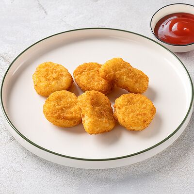 Наггетсы куриные с кетчупом в Шоколадница по цене 370 ₽