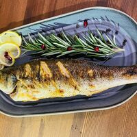 Сибас на мангале в Вкус огня