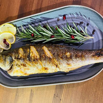 Сибас на мангале в Вкус огня по цене 1100 ₽