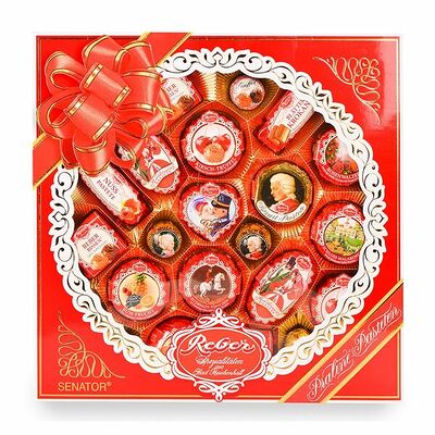 Шоколадные конфеты Reber Моцарт ассорти в Азбука Вкуса Экспресс Меню по цене 6440 ₽