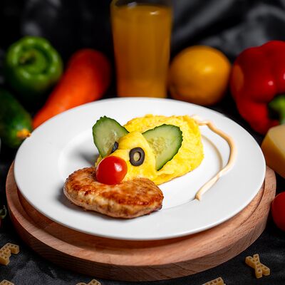 Детская котлетка куриная с картофельным пюре Мышка Растишка в Тесоро по цене 340 ₽