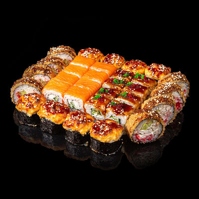 Сет Четыре вкуса 32 шт в Big Sushi Premium по цене 2700 ₽