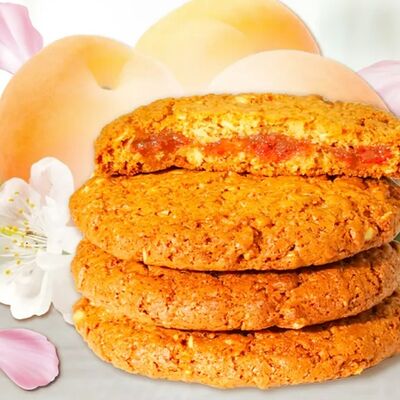 Печенье овсяное с хлопьями и абрикосовой начинкой в Городок вкуса по цене 60 ₽