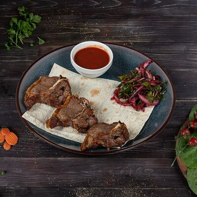 Шашлык из яблочка ягненка в Ассадо по цене 790 ₽