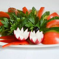 Овощная нарезка в Кабанчик