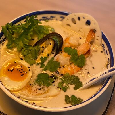 Сливочный рамен с морепродуктами в CRGO по цене 450 ₽