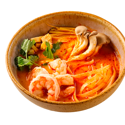 Лакса с креветками в Chojo Izakaya по цене 860 ₽