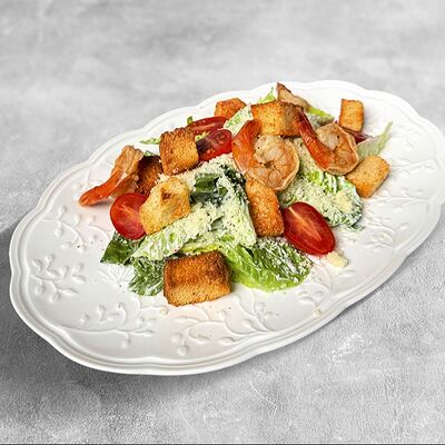 Салат Цезарь с креветками в MaMa Mia по цене 458 ₽