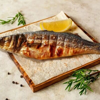 Сибас на мангале в Шампурико по цене 960 ₽