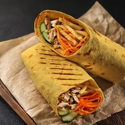 Двойная шаурма в Студенческий рай по цене 450 ₽