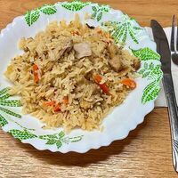 Плов с курицей в Смородина