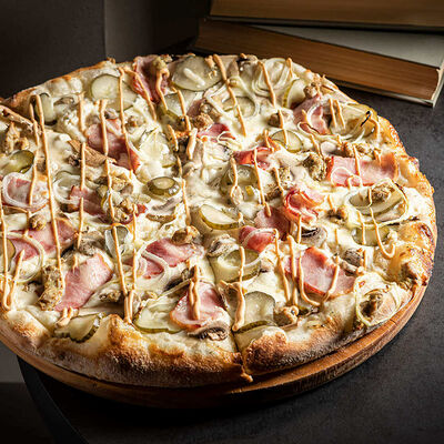 Пицца Деревенская в Качуко по цене 975 ₽