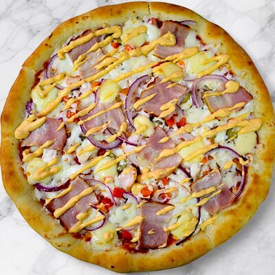 Пицца american cheese 31см в Enjoy по цене 990 ₽