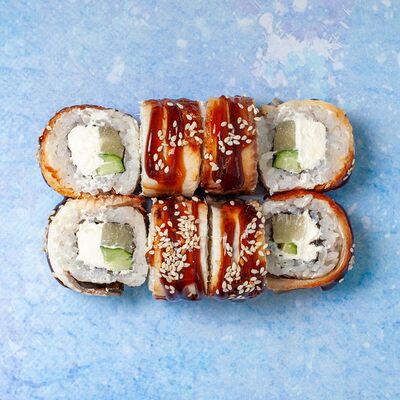 Филадельфия унаги в Rocky Rolls - японская кухня по цене 569 ₽