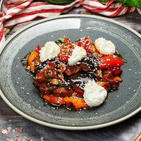 Салат из хрустящих баклажанов в Белые ночи