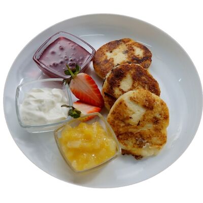 Сырники творожныев Рябина kitchen по цене 180 ₽