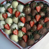  Клубника в шоколаде Сердце li в Allowberry