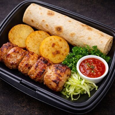 Комбо-обед из шашлыка в 17 шампуров по цене 755 ₽