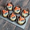 6 капкейков со сливочным кремом и свежими ягодами в Marys Cakes по цене 2490