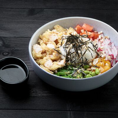 Поке с цыпленком и персиком в Pho ma по цене 808 ₽