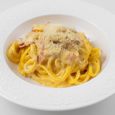 Карбонара в Мёд и Масло по цене 650 ₽