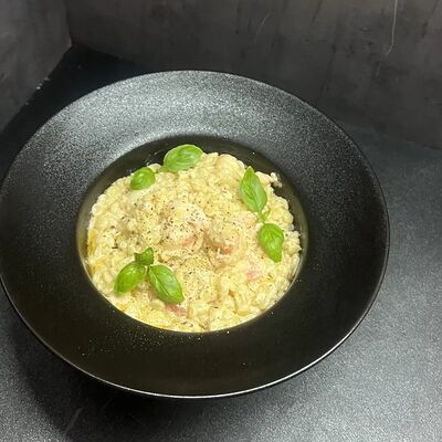 Птитим с креветкойв Лось Лосось по цене 990 ₽