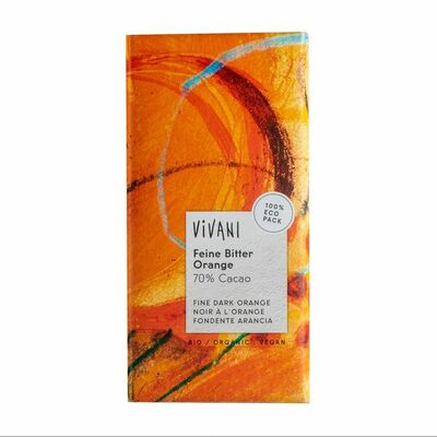 Шоколад Vivani Органик горький с апельсиновым маслом в Азбука Вкуса Экспресс Меню по цене 325 ₽