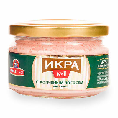 Икра мойвы Санта Бремор Деликатесная N1 с копченым лососем в Азбука Вкуса Экспресс Меню по цене 179 ₽