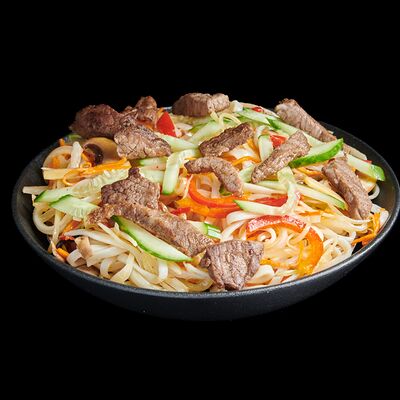 Wok удон с говядиной в СУШИ & PIZZA MIX по цене 490 ₽