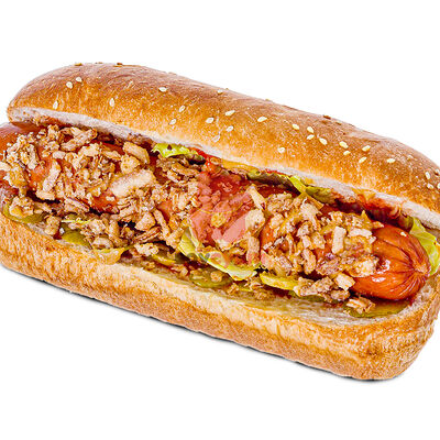 Датский хот-дог с курицей в Ваусуши по цене 210 ₽