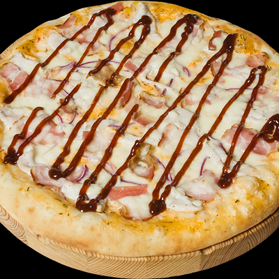 Barbecue pizza M в Суши Ё Пицца по цене 550 ₽