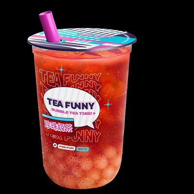 Чай фруктовый Вишня-мёд с кусочками клубники S в Tea Funny по цене 364 ₽
