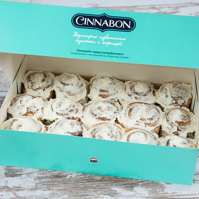 15 минибонов в Cinnabon по цене 3040 ₽