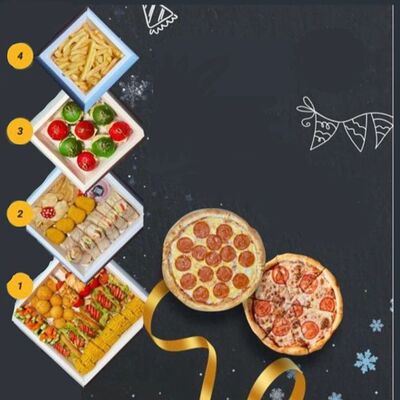 Пирамида Kids, 1 пицца 40 см в Фудбоксы 8512 по цене 5450 ₽