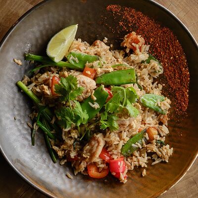 Рис с яйцом и базиликом в Green 28 по цене 380 ₽