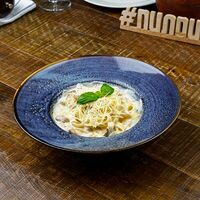 Паста с белыми грибами и курицей в Пилпили