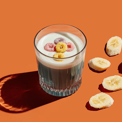 Голубая матча с бананом в Italiani по цене 440 ₽