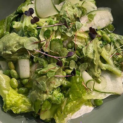 Зелёный на сметанном соусев ШефМалина по цене 770 ₽