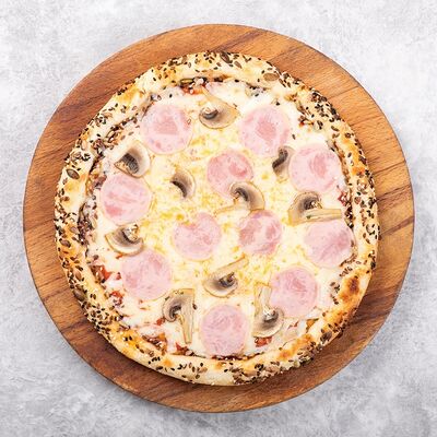 Пицца Ветчина-грибы 25см с семечками в СушиGood по цене 529 ₽