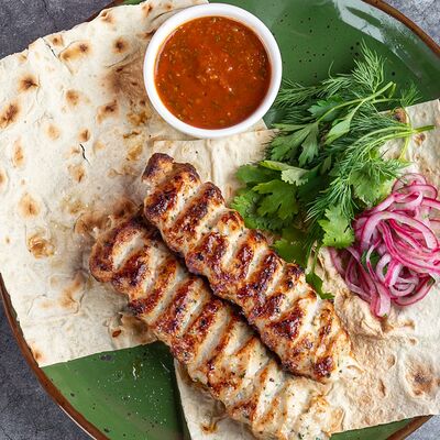 Люля-кебаб из индейки в лаваше в Новые Лица по цене 700