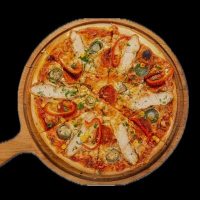 Пицца куриная на традиционном тесте в Леон по цене 650 ₽